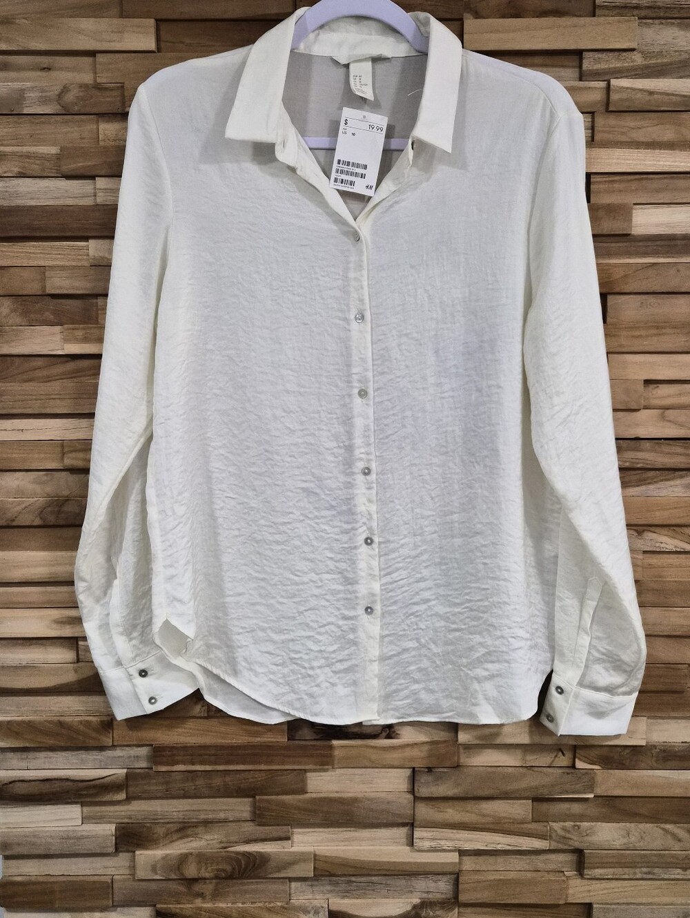 H&M Button-Down Blouse - Size 10 - New With Tags